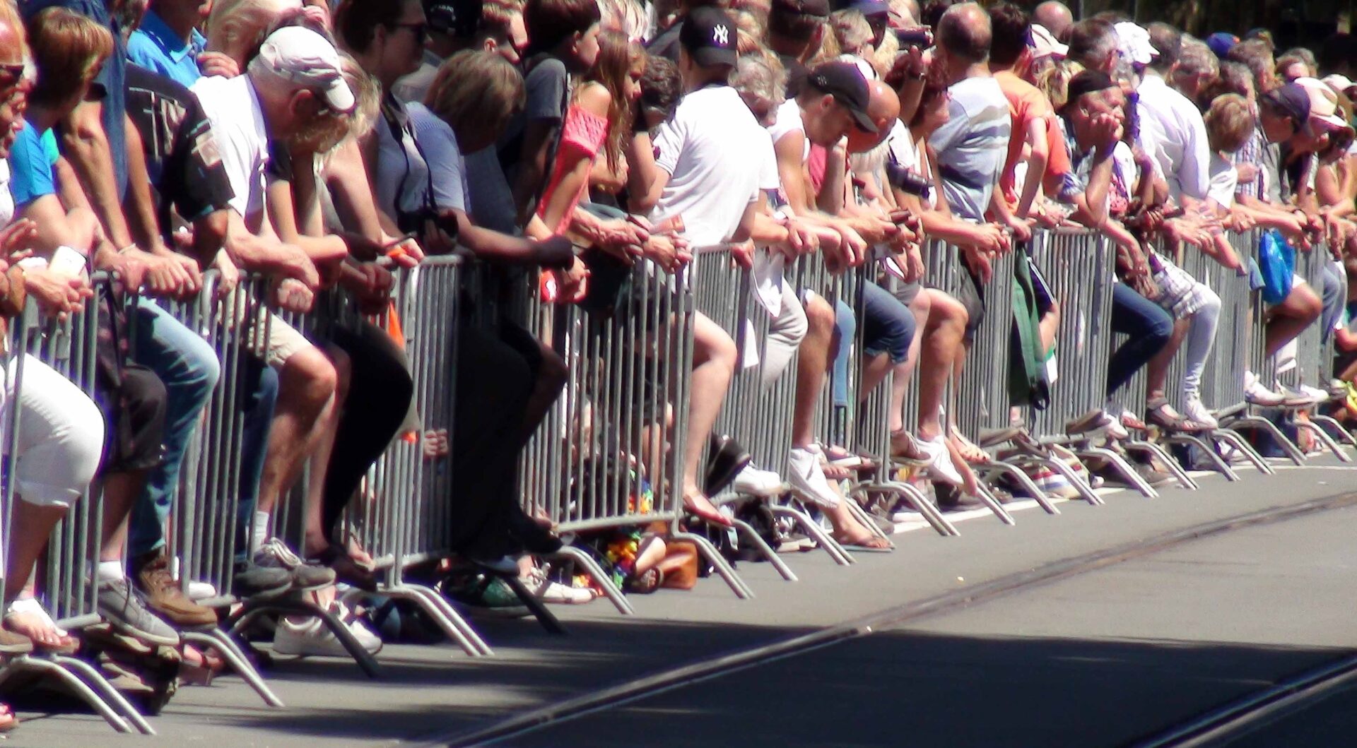 A crowd of people sitting on top of skateboards.