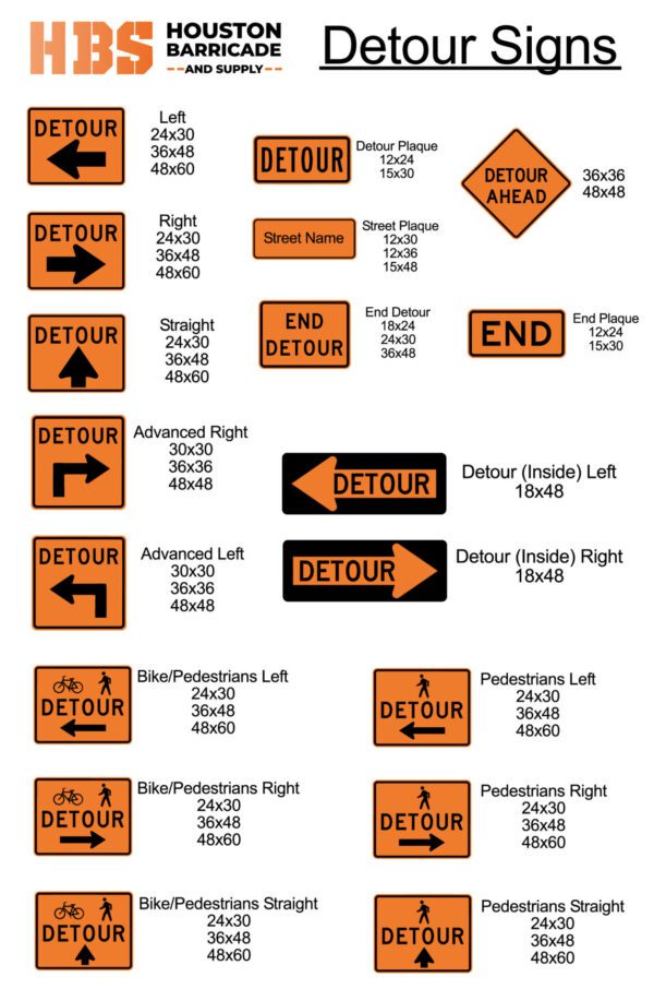 A bunch of road signs that are in different directions